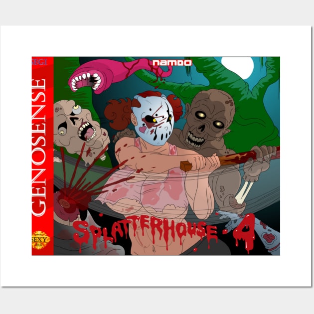 Splatterhouse 4 Wall Art by DRevStudios 